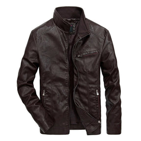 Jaqueta Masculina em Couro Genuino Motoqueiro - Strada Pro