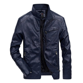 Jaqueta Masculina em Couro Genuino Motoqueiro - Strada Pro