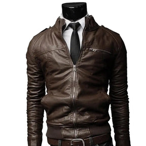 Jaqueta Masculina em Couro Genuino - Business M2