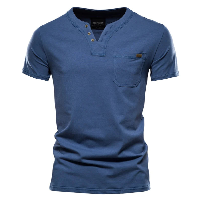 Camiseta Masculina Básica Gola V