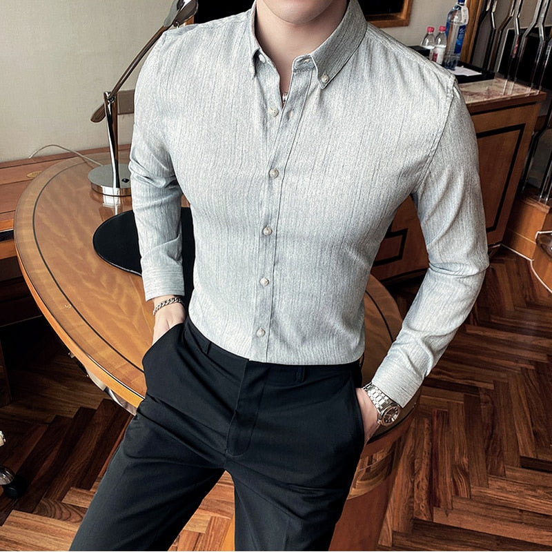 Camisa Valentim Masculina Social MV395
