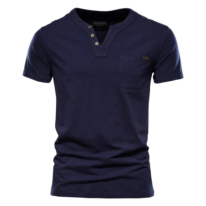 Camiseta Masculina Básica Gola V